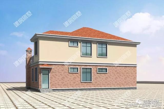 帶柴火灶和糧倉的二層別墅設計圖，適合農村老人居住