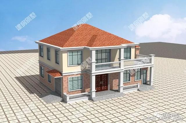 帶柴火灶和糧倉的二層別墅設計圖，適合農村老人居住