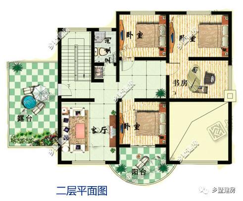 優秀的農村自建別墅設計圖，造價實惠，自帶車庫，絕對實用