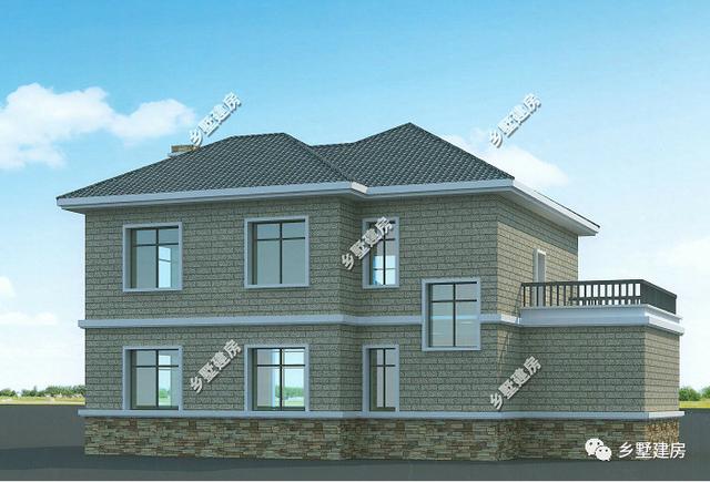 優秀的農村自建別墅設計圖，造價實惠，自帶車庫，絕對實用