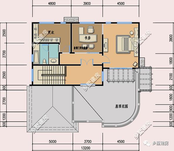 給大家介紹的兩款自建房別墅設計圖，價格上相差一倍，風格上、色彩上也不盡相同