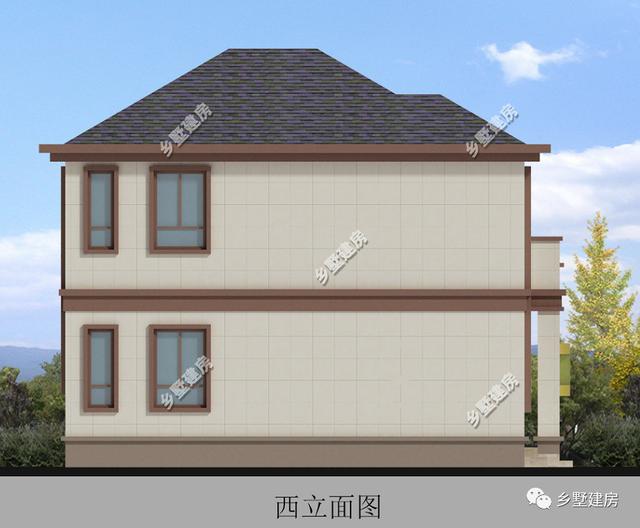 給大家介紹的兩款自建房別墅設計圖，價格上相差一倍，風格上、色彩上也不盡相同