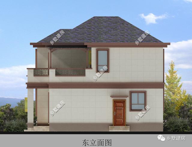 給大家介紹的兩款自建房別墅設計圖，價格上相差一倍，風格上、色彩上也不盡相同