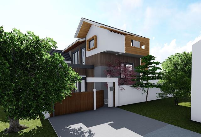 占地130平米兩層半20萬農村自建房設計圖，設計新穎獨特