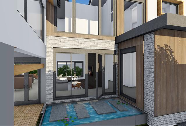 占地130平米兩層半20萬農村自建房設計圖，設計新穎獨特