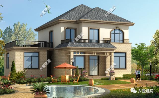 兩款精美的兩層別墅設計圖，每一處細節都非常注重品質