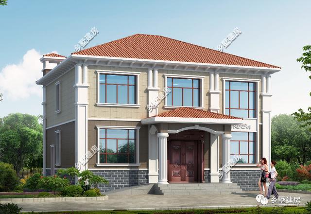 兩款精美的兩層別墅設計圖，每一處細節都非常注重品質