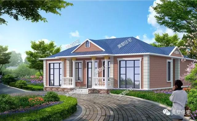 5款經濟又實用的一層自建房設計圖，造價低，施工簡單，家家戶戶都能建