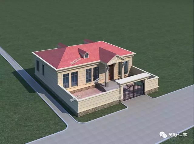 5款經濟又實用的一層自建房設計圖，造價低，施工簡單，家家戶戶都能建