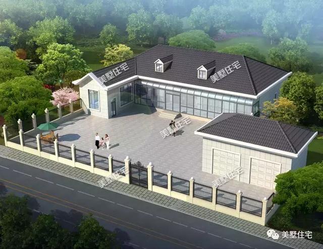 5款經濟又實用的一層自建房設計圖，造價低，施工簡單，家家戶戶都能建