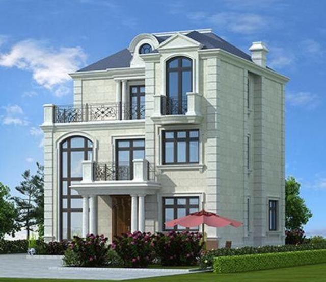 農村三層自建房設計圖，結構非常簡單，拿到圖紙就能建