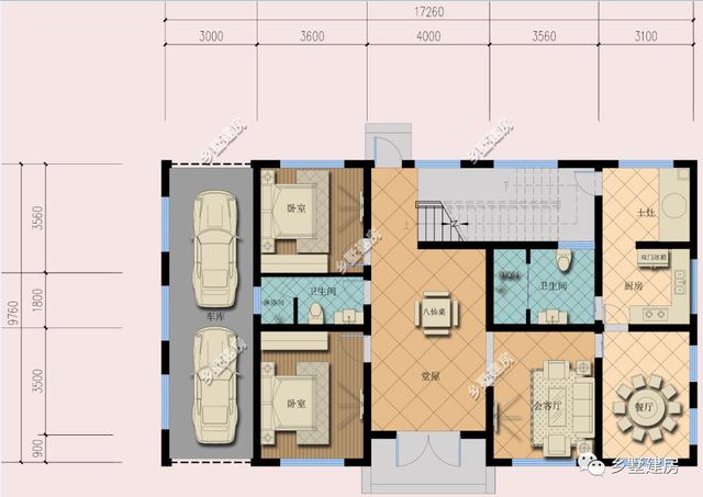 一棟古樸范十足的三層中式別墅設(shè)計圖，美出天際