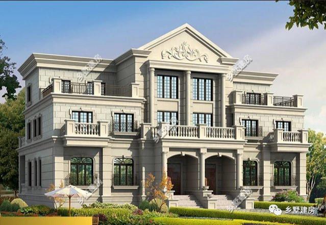 一棟古樸范十足的三層中式別墅設(shè)計圖，美出天際