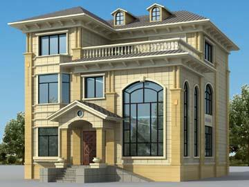 5款農村露臺花園別墅房屋設計效果圖平面圖，品質生活，從現在開始