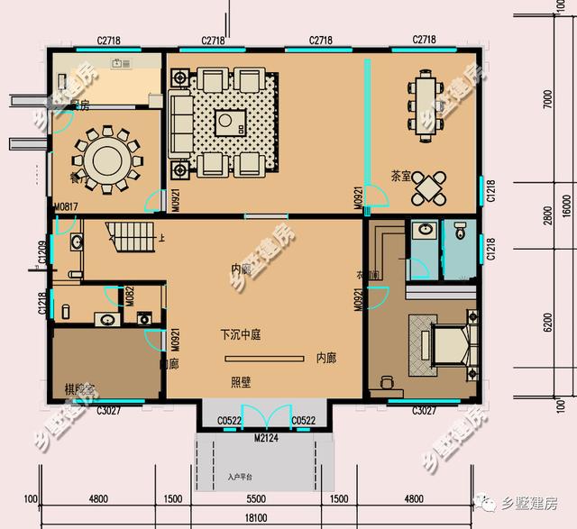 農(nóng)村三層別墅設(shè)計圖，18X16米，永不過時，經(jīng)典中的經(jīng)典