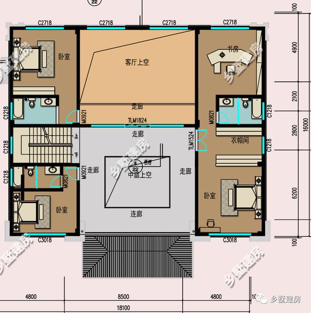 農(nóng)村三層別墅設(shè)計圖，18X16米，永不過時，經(jīng)典中的經(jīng)典