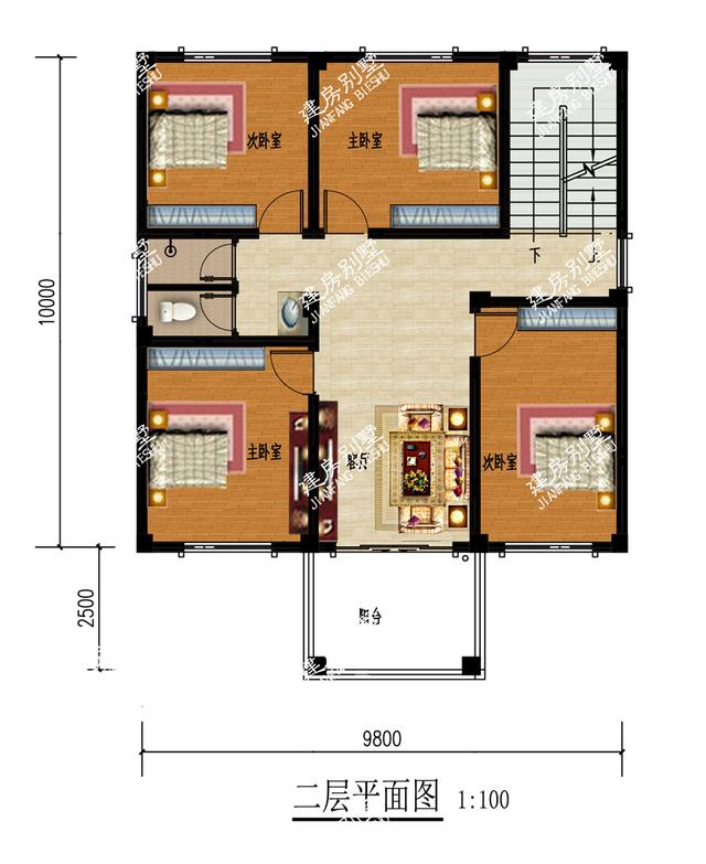 最值得期待的一款三層別墅設計圖，占地106.4平