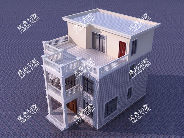 最值得期待的一款三層別墅設計圖，占地106.4平