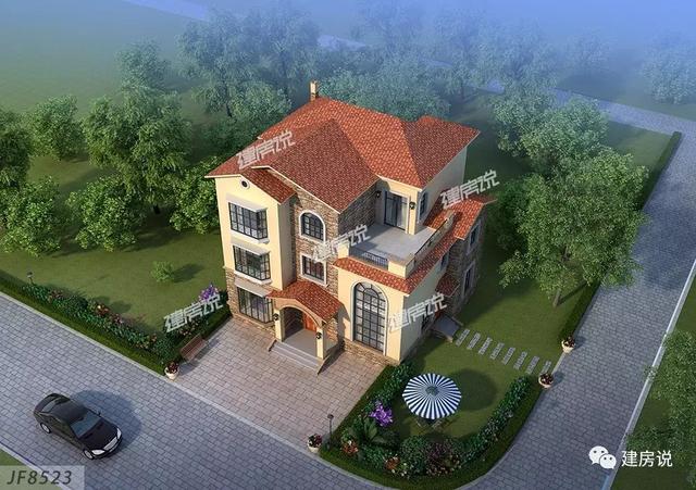 給大家推薦3款農村最流行的別墅設計圖，造價和布局一流