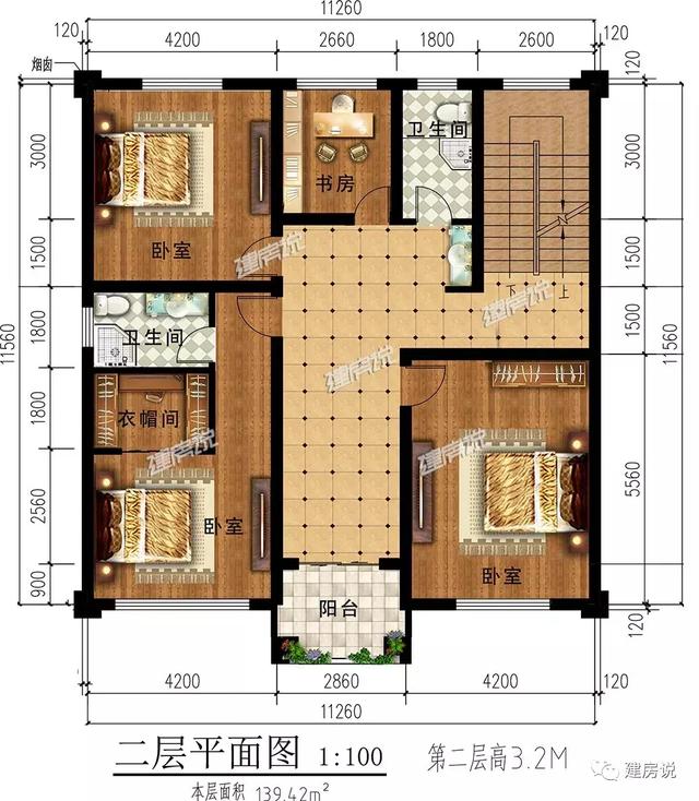 給大家推薦3款農村最流行的別墅設計圖，造價和布局一流