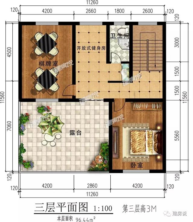 給大家推薦3款農村最流行的別墅設計圖，造價和布局一流