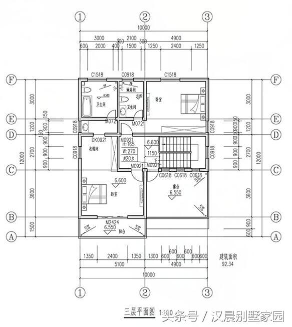 3款現代農村別墅設計圖，戶型別致，建好肯定人人羨慕