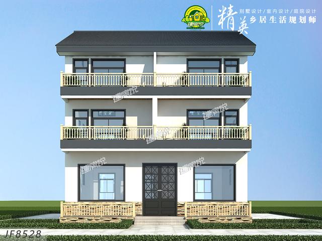 這款古色古香的現代別墅設計圖，非常有韻味