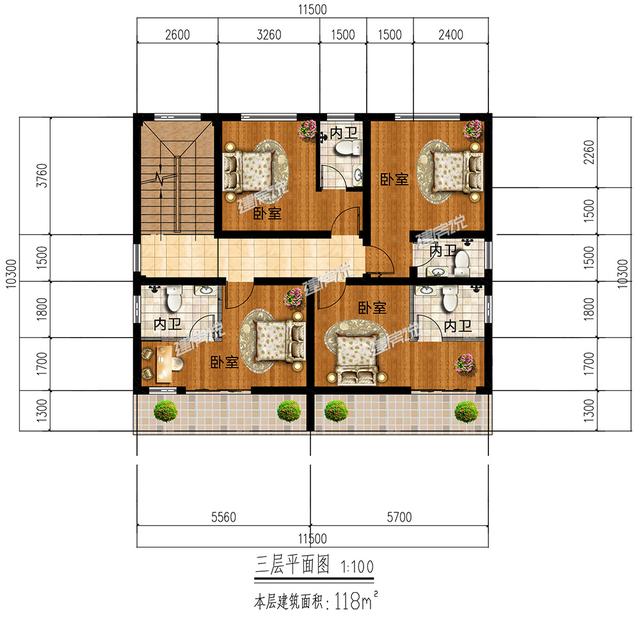 這款古色古香的現代別墅設計圖，非常有韻味