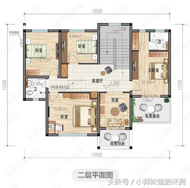 兩層農(nóng)村別墅最火設(shè)計(jì)圖戶型深度了解