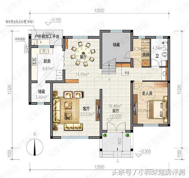 兩層農(nóng)村別墅最火設(shè)計(jì)圖戶型深度了解