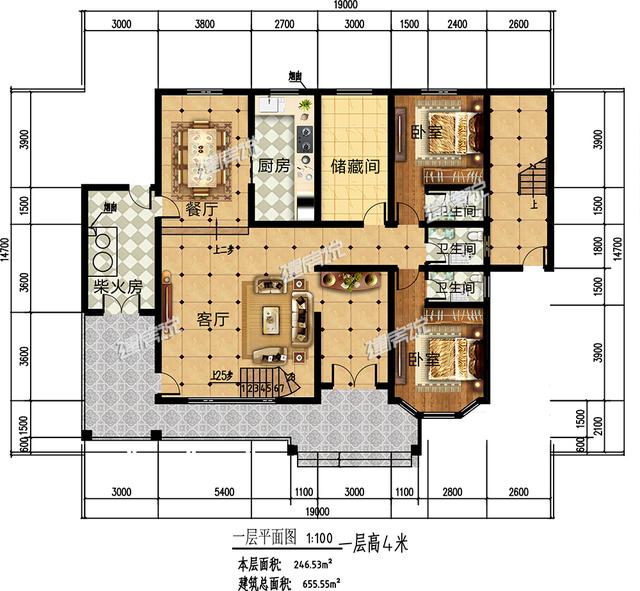 三層農(nóng)村自建房設(shè)計(jì)圖，外型精美，非常適合建在農(nóng)村
