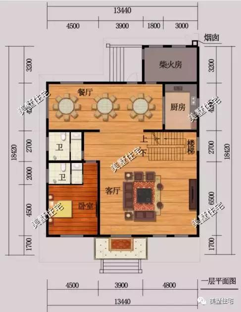 帶土灶的5個農(nóng)村自建房設(shè)計圖戶型，爸媽看了一定喜歡