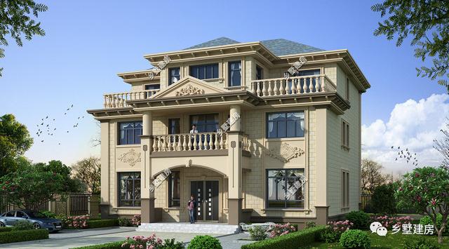 推薦一款定制的農村自建房設計圖紙，外觀造型簡約大氣，內部功能設計齊全