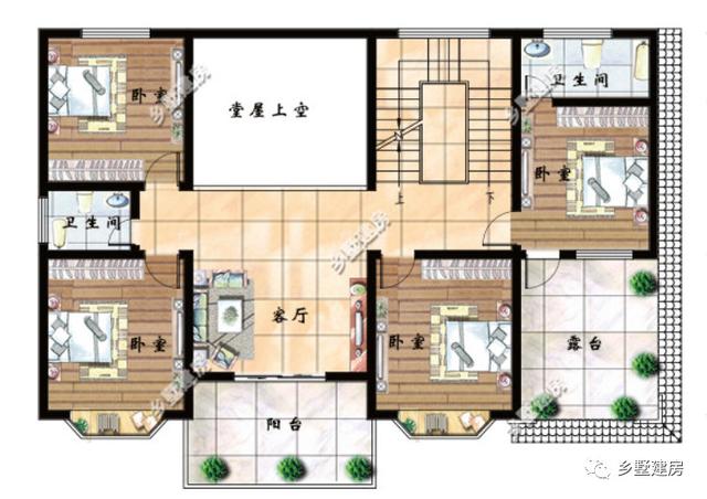 兩款別墅設計圖紙，兩層的精致，三層的大氣