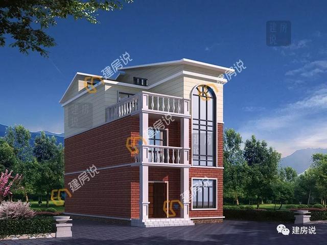 宅基地小不要緊，給大家推薦這款小面積自建房設計圖