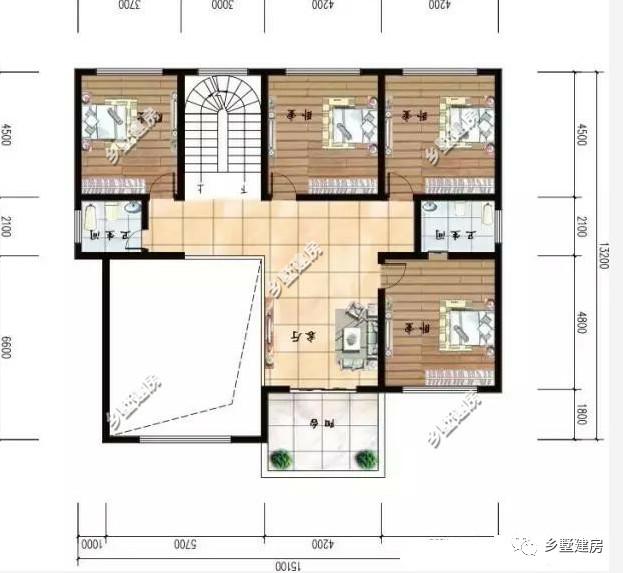 三層自建房別墅設計圖，室內豪華的猶如宮殿一般