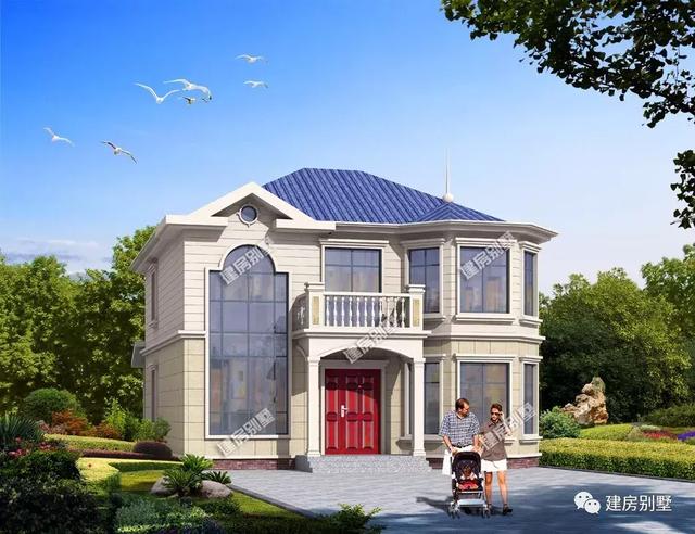 兩款農村自建房設計圖，外觀不僅相似，而且很美，造價也不高