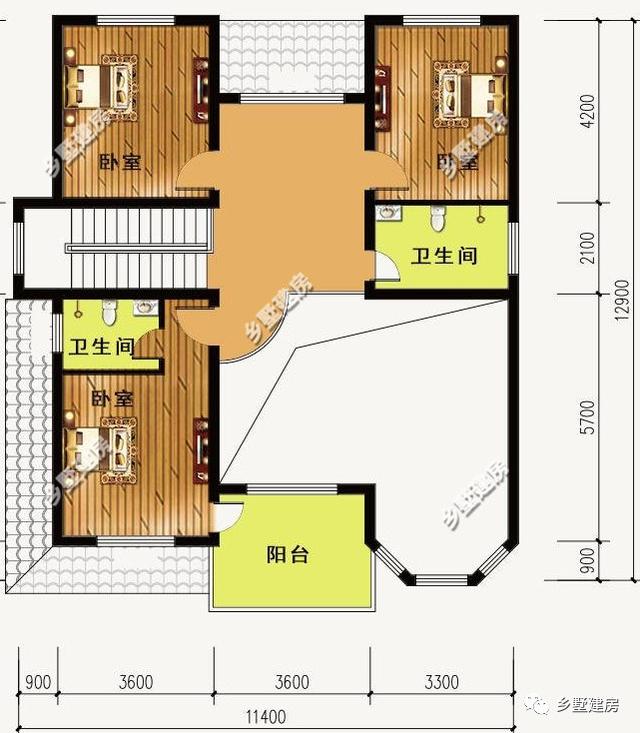 今天介紹這兩款農村自建房設計圖，花少的錢住高級的別墅