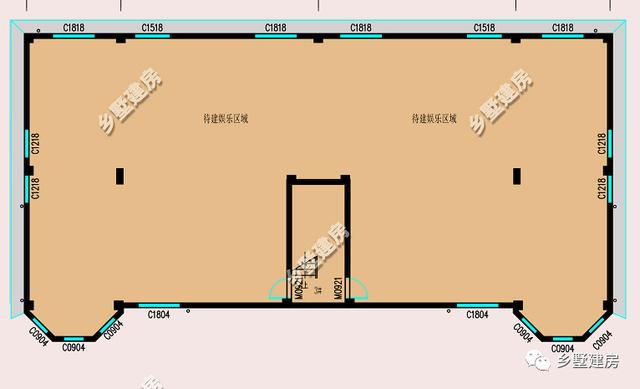 這款雙拼別墅設計圖適合家里有兩個兒子的家庭建造