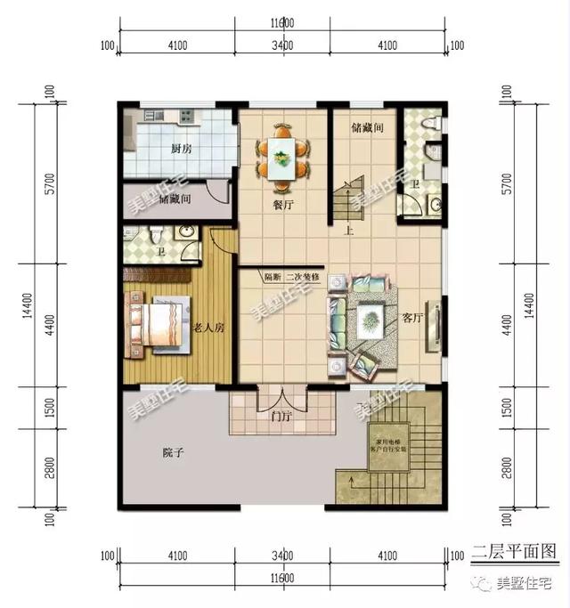這幾款別墅設計圖戶型都是可出租的，有帶商鋪的，有可作民宿的，隨便建一棟，你也能成包租婆