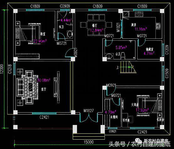 這款別墅設計圖，外觀精美，內部布局實用，結構堅固，臺風來了也不怕