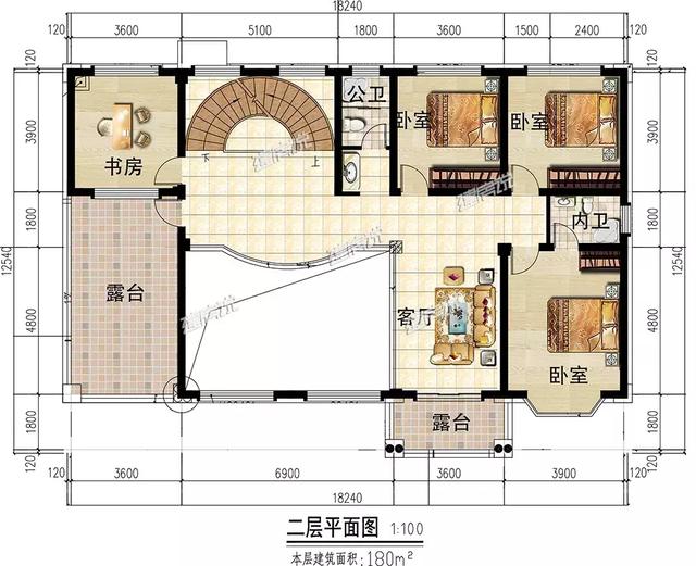 私人定制的三層歐式別墅設(shè)計圖，建棟漂亮別墅來享受生活吧