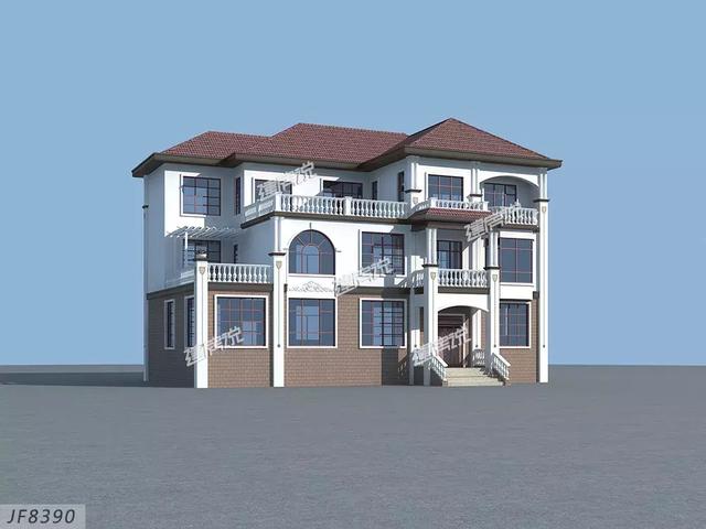 私人定制的三層歐式別墅設(shè)計圖，建棟漂亮別墅來享受生活吧