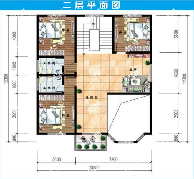 農(nóng)村三層別墅設(shè)計(jì)圖，外觀低調(diào)，內(nèi)置布局足夠滿足農(nóng)村家庭的日常生活