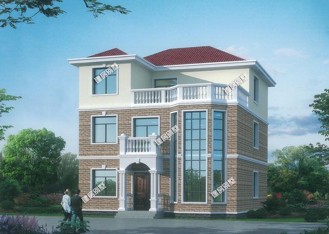 農(nóng)村三層別墅設(shè)計(jì)圖，外觀低調(diào)，內(nèi)置布局足夠滿足農(nóng)村家庭的日常生活