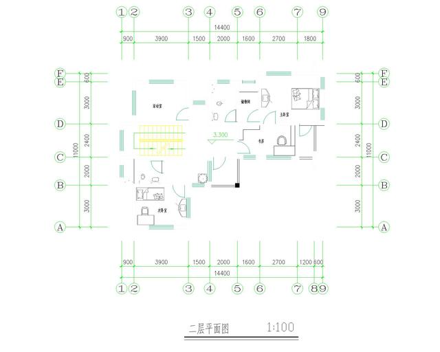 新中式農村三層自建房設計圖紙帶外觀圖，占地110平方米