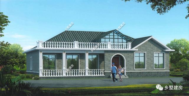 三款適合在農村自建的一層別墅設計圖，簡單經濟適用，性價比也超高