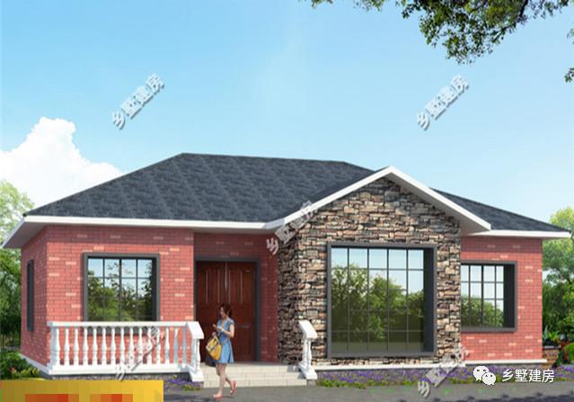 三款適合在農村自建的一層別墅設計圖，簡單經濟適用，性價比也超高