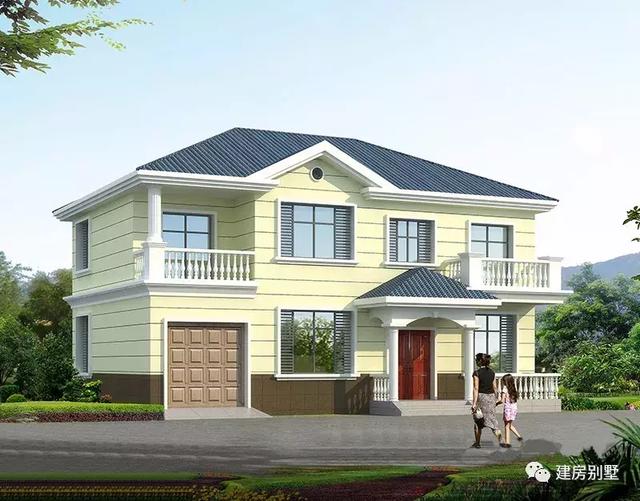 3款簡單好施工，美觀造價低的農村自建房設計圖，顏值高布局好