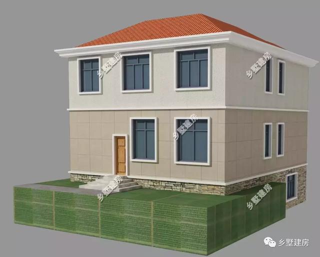 一款帶地下室的農(nóng)村別墅設(shè)計圖，簡單大方，不宜過時